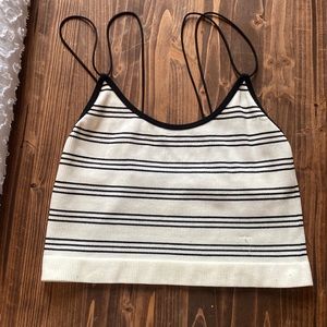 Forever 21 stripe crop top size small